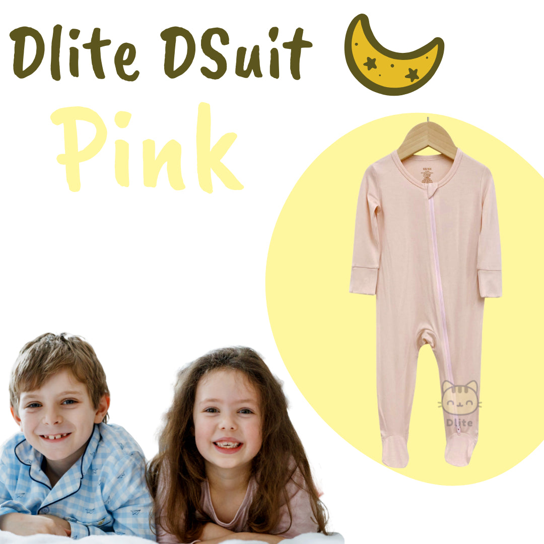 ✅Dlite DSuit OEKO Tex Organic Bamboo Kids Sleepsuit Footed Pyjamas Hypo Allergenic & Anti Bacterial