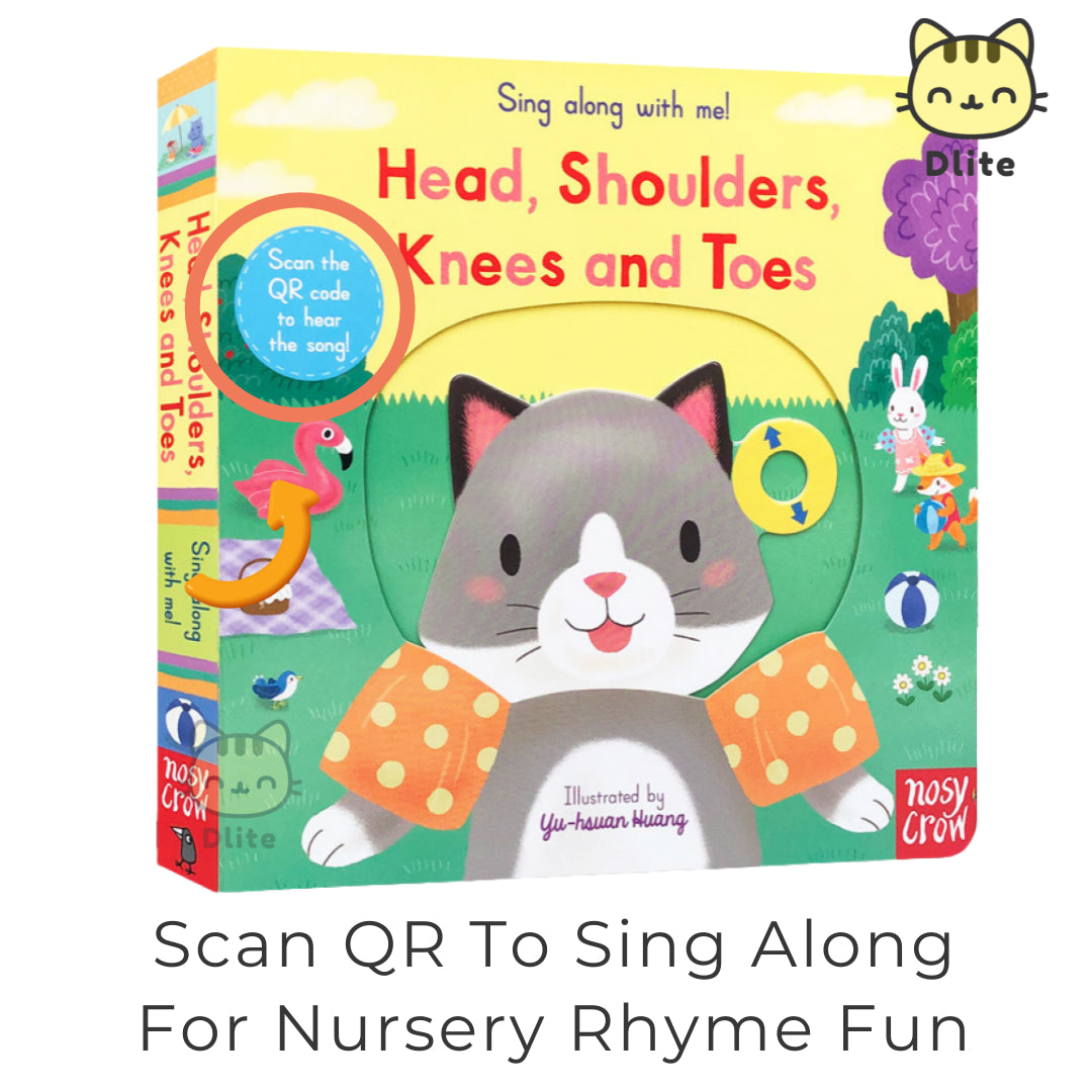 Dlite DBook Interactive Kids Storybook Popular Nursery Rhythm With Slide & Pull Kids Gift