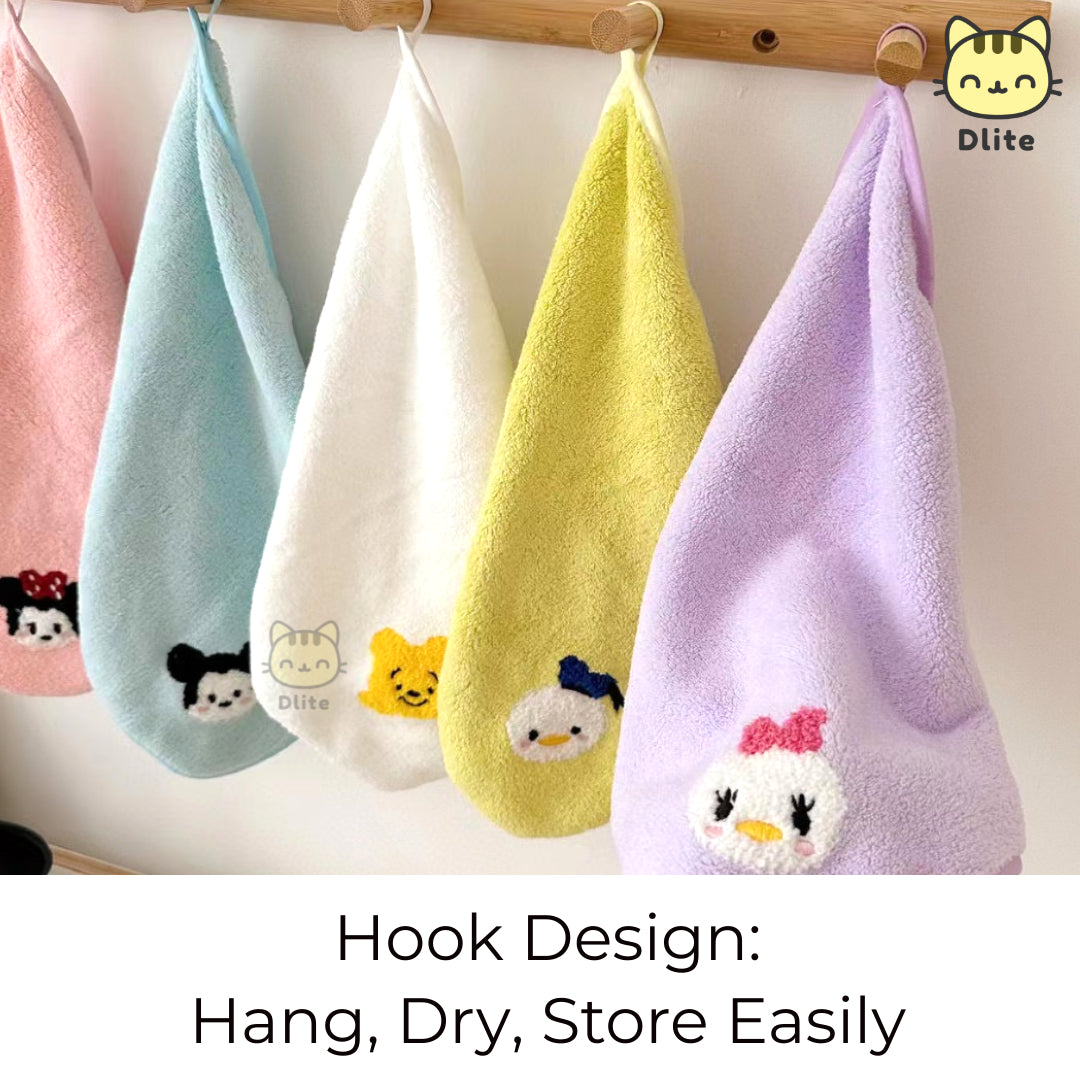 ✅Dlite DWipe Ultra Soft Baby Disney Kids Washcloth Handkerchief Burping Cloth Absorbent & Big 30cm x 30cm