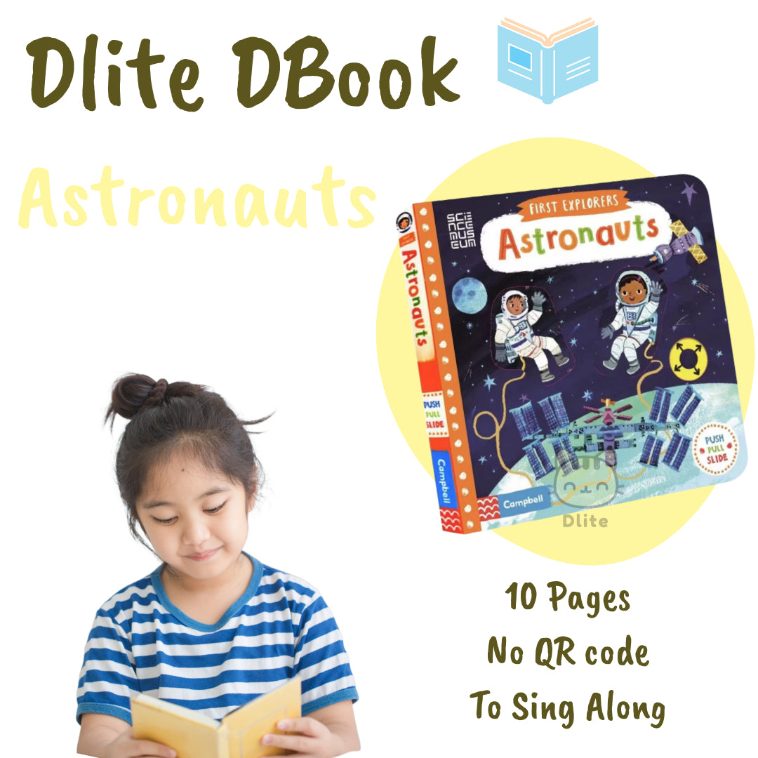 Dlite DBook Interactive Kids Storybook Popular Nursery Rhythm With Slide & Pull Kids Gift
