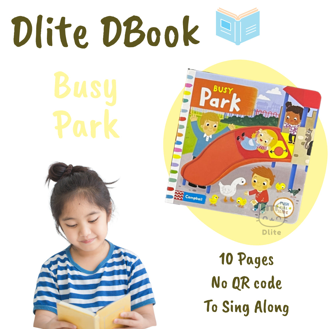 Dlite DBook Interactive Kids Storybook Popular Nursery Rhythm With Slide & Pull Kids Gift