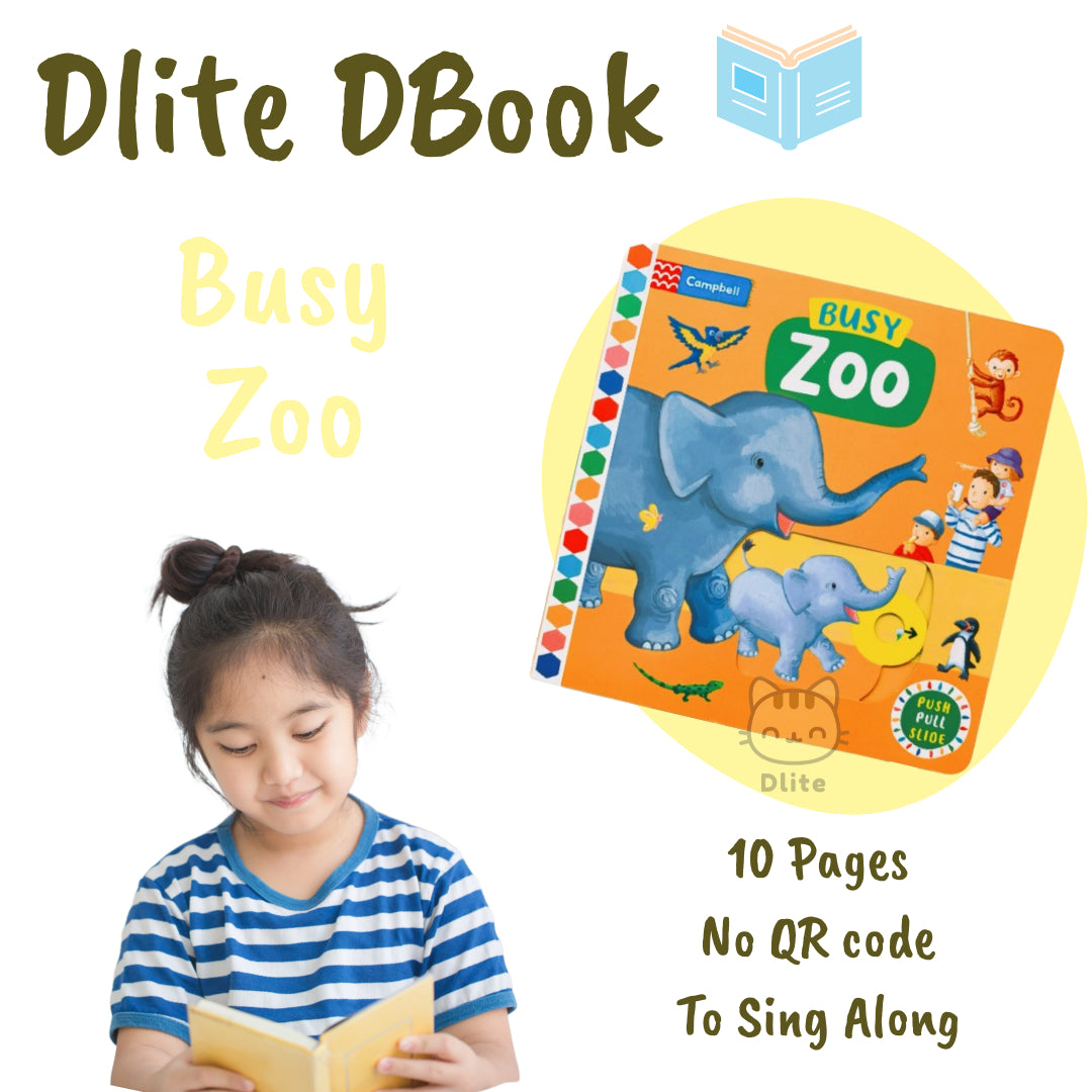 Dlite DBook Interactive Kids Storybook Popular Nursery Rhythm With Slide & Pull Kids Gift