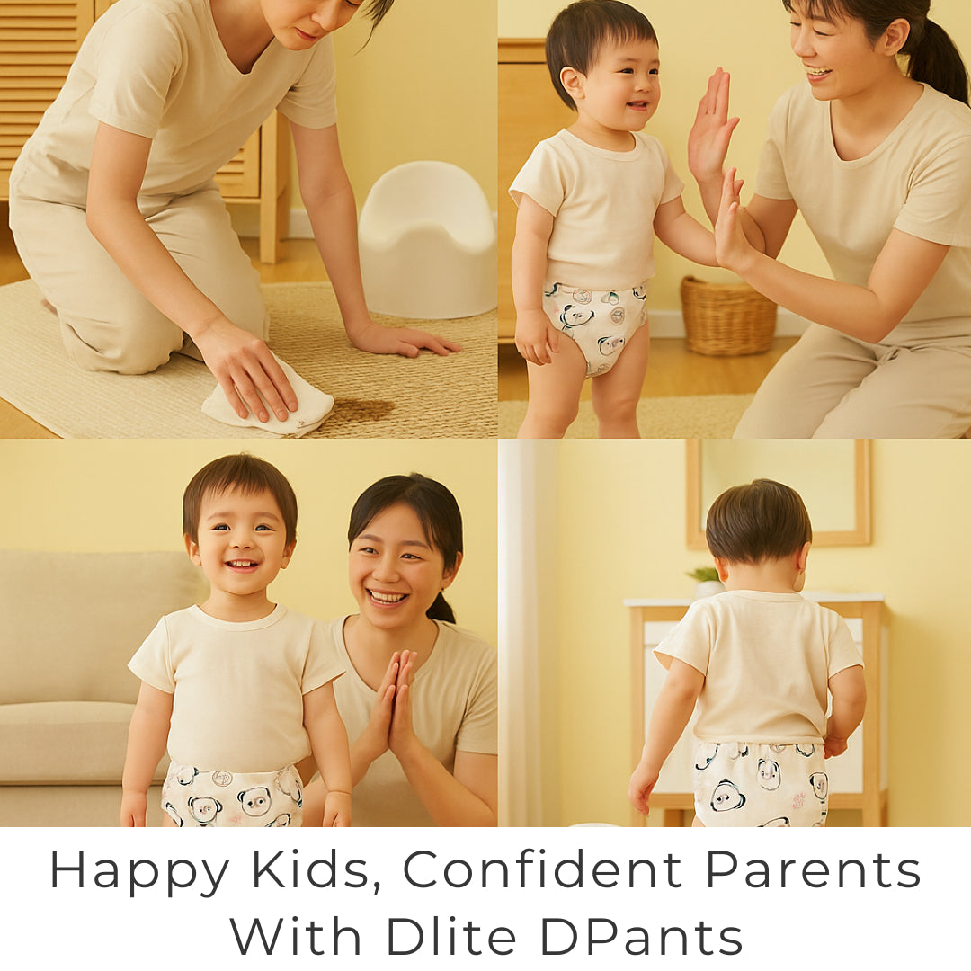 ✅ Dlite DPants 100% Cotton 8 Layers Baby Toilet Training Pants Potty Training Over 8,000+ Pieces Sold