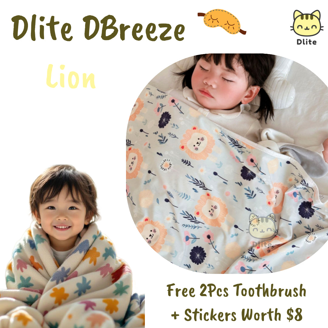 ✅ Dlite DHug Japan Fabric Kids Blanket 110*150cm Cooling Blanket Childcare Stroller Blanket