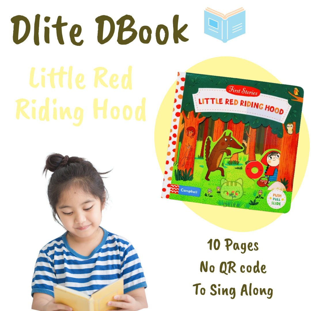 Dlite DBook Interactive Kids Storybook Popular Nursery Rhythm With Slide & Pull Kids Gift