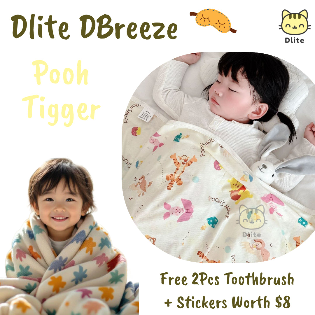 ✅ Dlite DHug Japan Fabric Kids Blanket 110*150cm Cooling Blanket Childcare Stroller Blanket