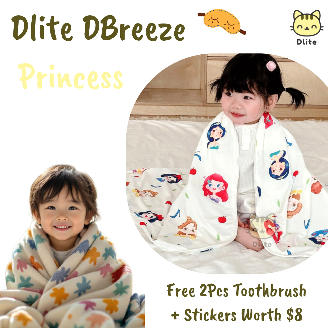 ✅ Dlite DHug Japan Fabric Kids Blanket 110*150cm Cooling Blanket Childcare Stroller Blanket