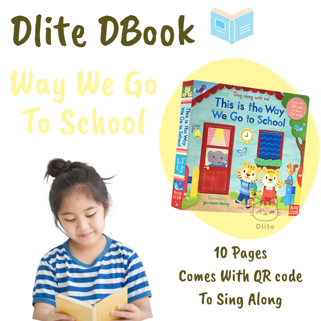 Dlite DBook Interactive Kids Storybook Popular Nursery Rhythm With Slide & Pull Kids Gift