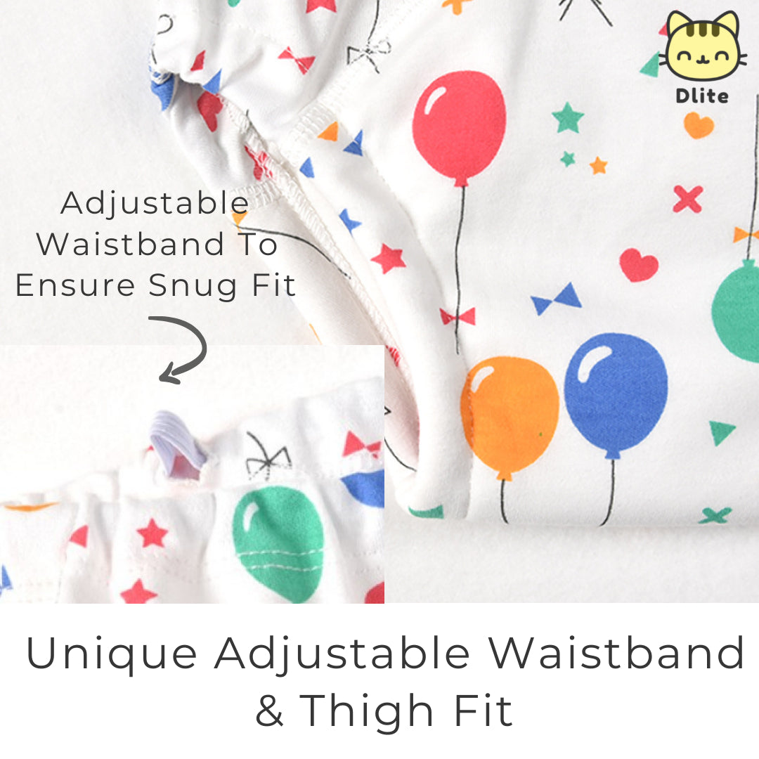 ✅ Dlite DPants 100% Cotton 8 Layers Baby Toilet Training Pants Potty Training Over 8,000+ Pieces Sold