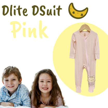 ✅Dlite DSuit OEKO Tex Organic Bamboo Kids Sleepsuit Footed Pyjamas Hypo Allergenic & Anti Bacterial