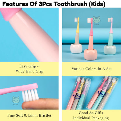 ✅ Dlite DBrush Japan Quality Toothbrush Soft Bristles Oral Care Adults Toothbrush Kids Toothbrush 6-12 Y/O