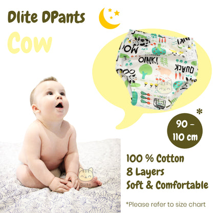 ✅ Dlite DPants 100% Cotton 8 Layers Baby Toilet Training Pants Potty Training Over 8,000+ Pieces Sold