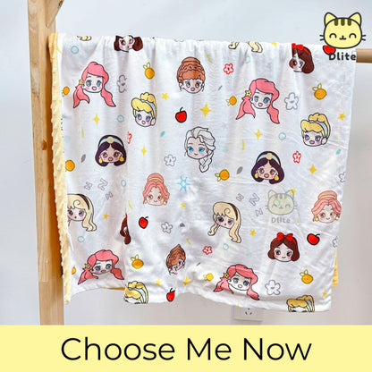 Dlite DHug Japan Quality Kids Blanket 110*150cm Childcare Blanket Minky Fleece Weighted Blanket