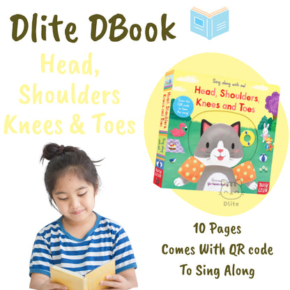 Dlite DBook Interactive Kids Storybook Popular Nursery Rhythm With Slide & Pull Kids Gift