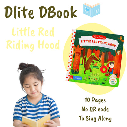 Dlite DBook Interactive Kids Storybook Popular Nursery Rhythm With Slide & Pull Kids Gift