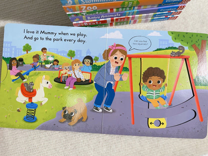 Dlite DBook Interactive Kids Storybook Popular Nursery Rhythm With Slide & Pull Kids Gift