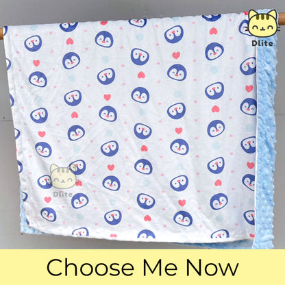 Dlite DHug Japan Quality Kids Blanket 110*150cm Childcare Blanket Minky Fleece Weighted Blanket