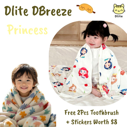 ✅ Dlite DHug Japan Fabric Kids Blanket 110*150cm Cooling Blanket Childcare Stroller Blanket