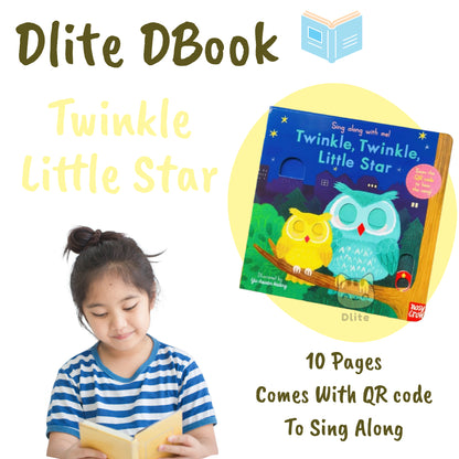 Dlite DBook Interactive Kids Storybook Popular Nursery Rhythm With Slide & Pull Kids Gift