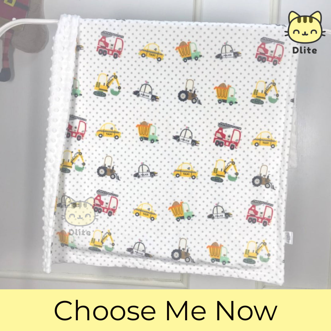 Dlite DHug Japan Quality Kids Blanket 110*150cm Childcare Blanket Minky Fleece Weighted Blanket