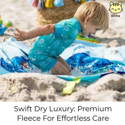 Dlite DHug Japan Quality Kids Blanket 110*150cm Childcare Blanket Minky Fleece Weighted Blanket