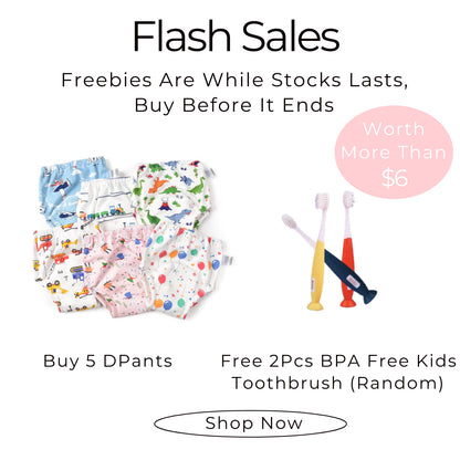✅ Dlite DPants 100% Cotton 8 Layers Baby Toilet Training Pants Potty Training Over 8,000+ Pieces Sold
